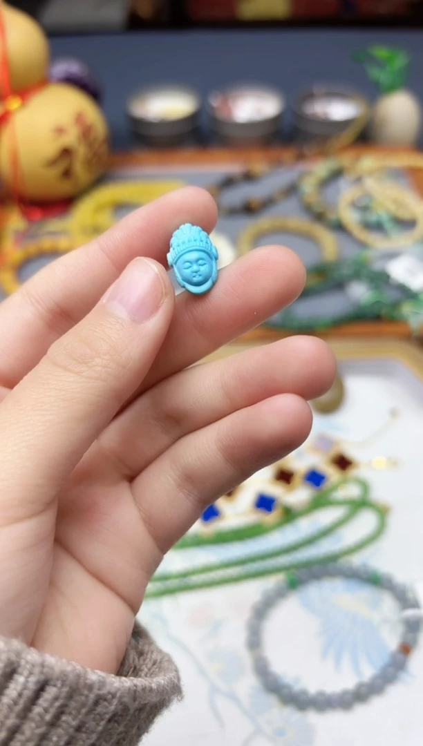 未镶嵌绿松石挂件松石配饰YZG