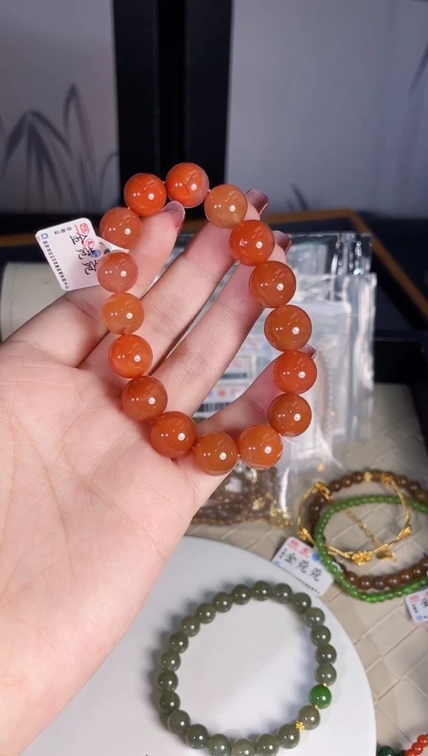手链未镶嵌南红玛瑙多样性发货其一孤品默认微瑕