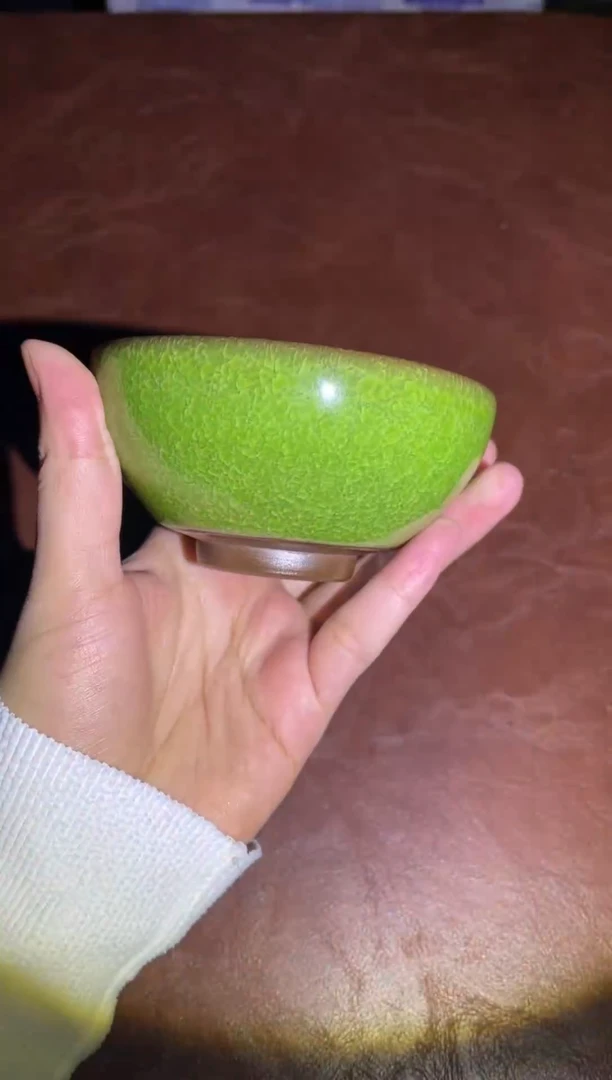 茶盏精品绿冰裂礼盒