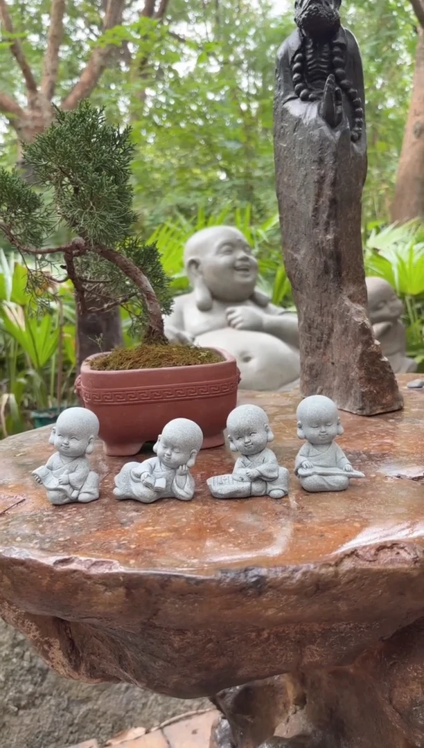 人造石琴棋书画摆件