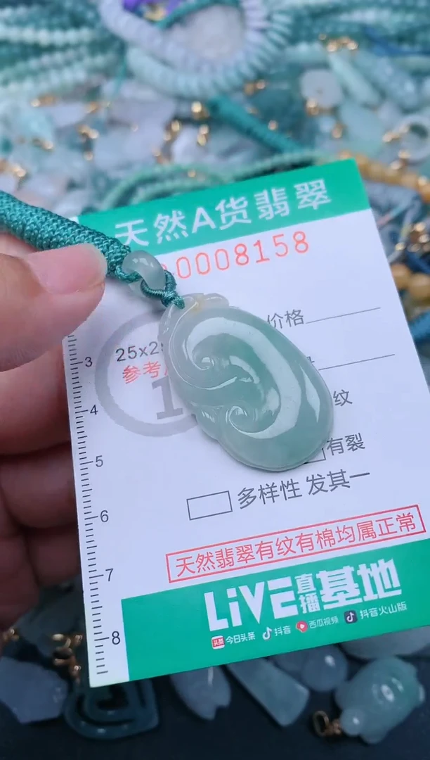 翡翠未镶嵌颈饰.0008158