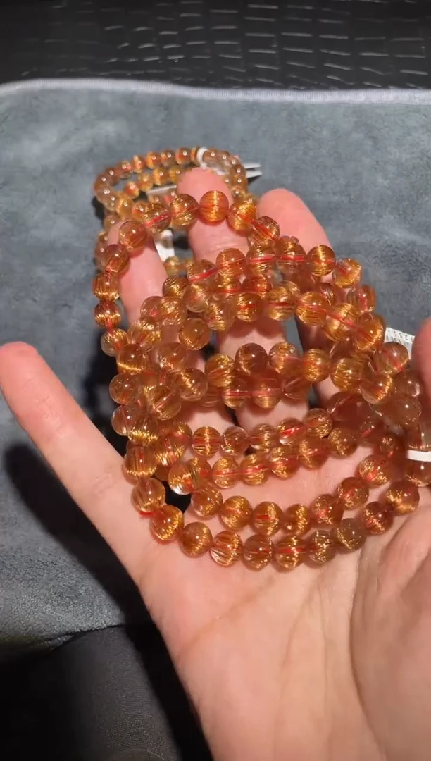 【闪购商品】水晶手链未镶嵌发晶单圈A8（多样性发其一）