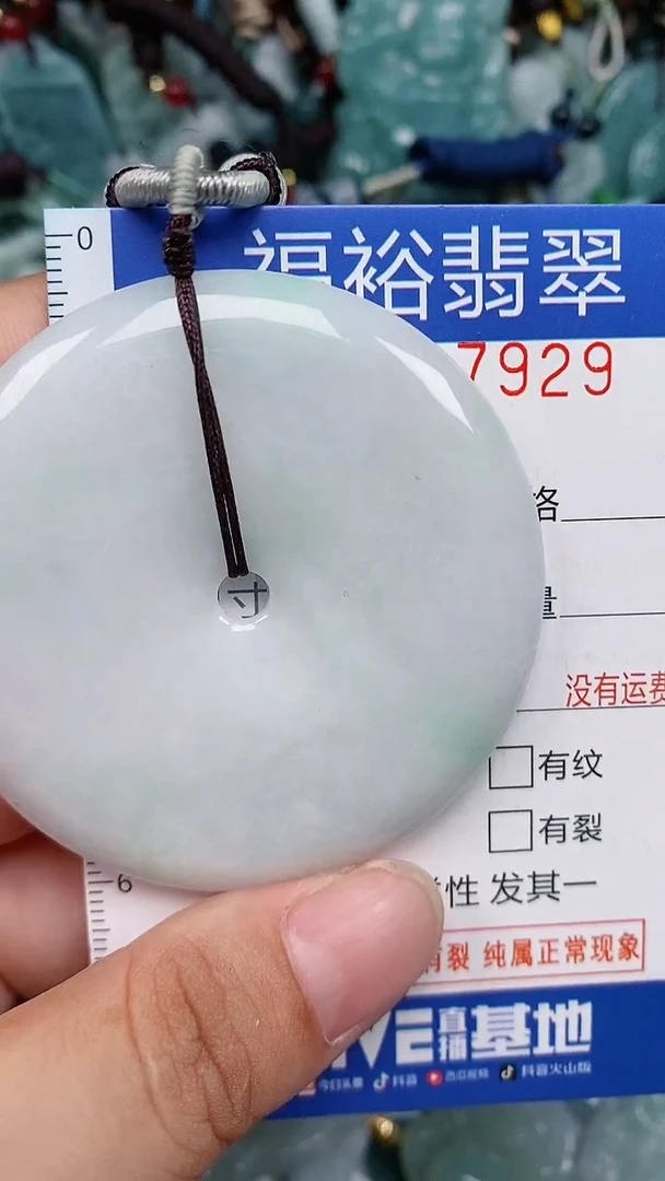 翡翠未镶嵌颈饰...0007929