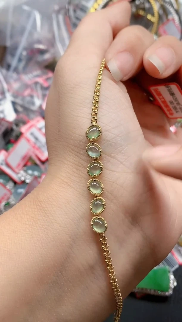 银S925镶嵌戒指翡翠天然A货缅甸翡翠