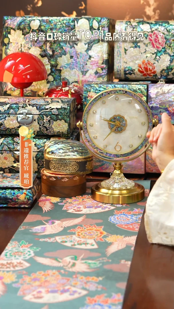 闪购商品螺钿漆器首饰盒