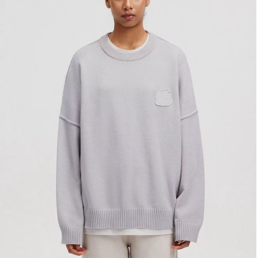 S06(ST)-K5065-BON春秋季短宽重磅套头毛衣