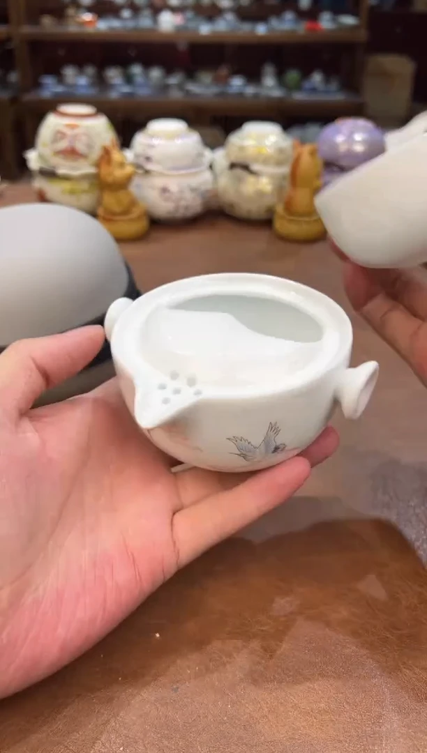 真的很便宜会开片的旅行茶具