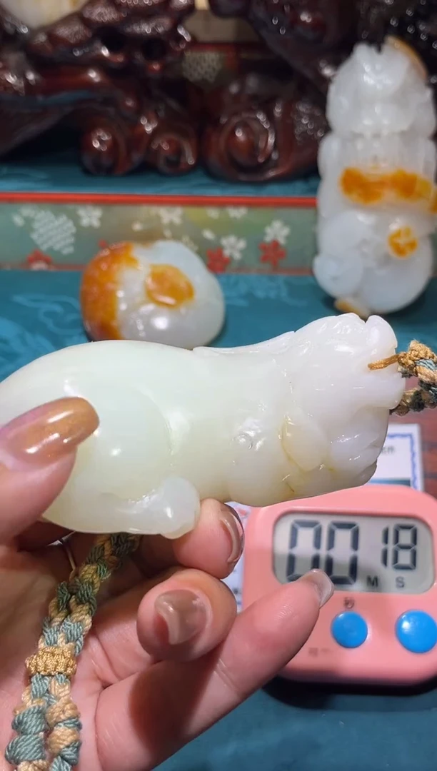 未镶嵌和田玉挂件一**凉1