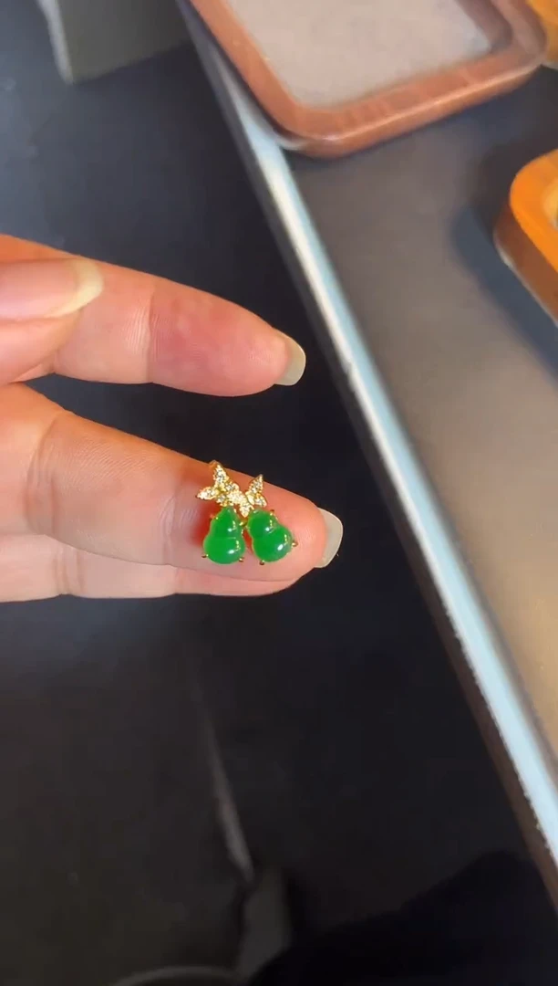 吊坠(不含链)银S925镶嵌翡翠1