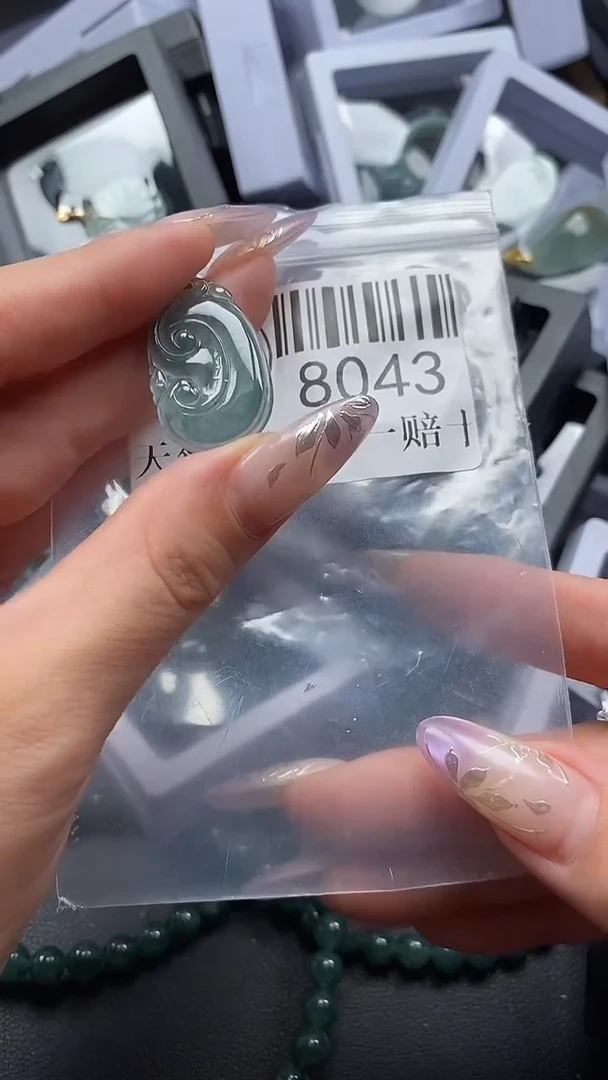 吊坠(不含链)未镶嵌翡翠8043