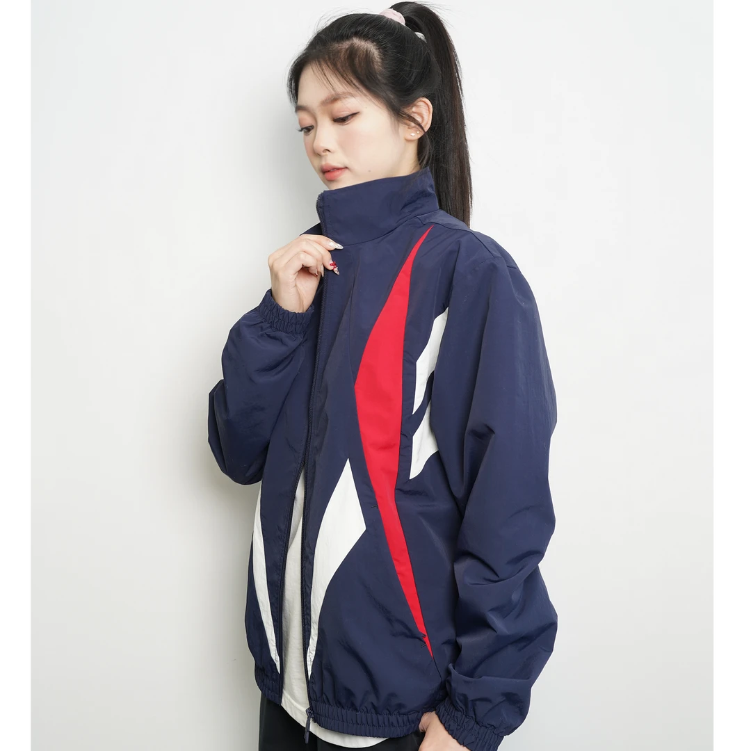 Reebok锐步25春季新款经典运动宽松潮流拼接夹克外套 25SRE103U