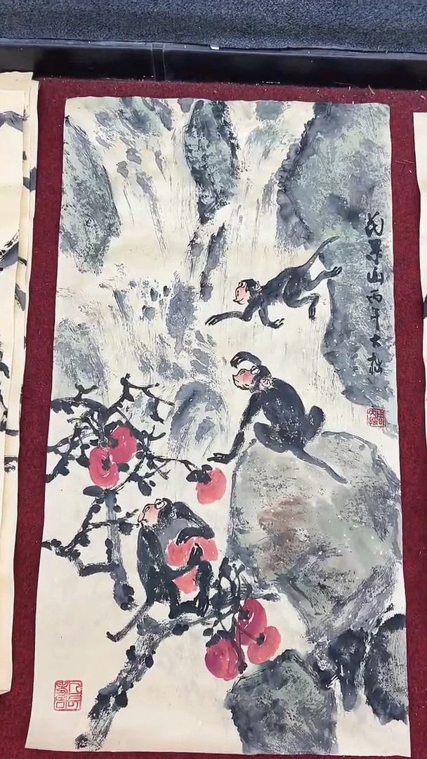 国画周大拙/国画/花鸟