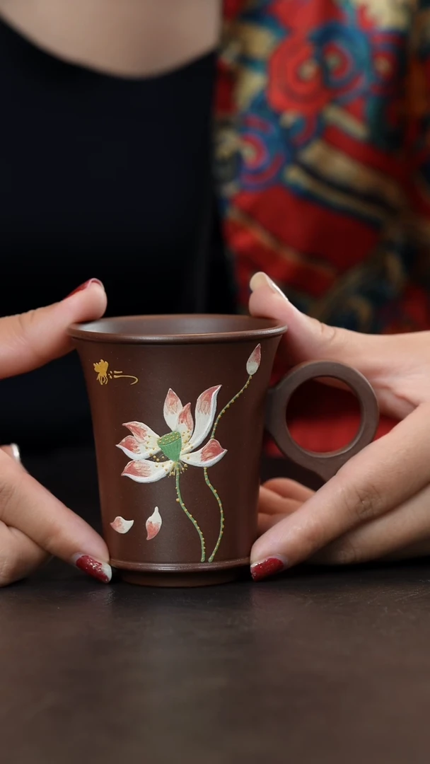 茶杯紫砂宜兴紫砂主人杯