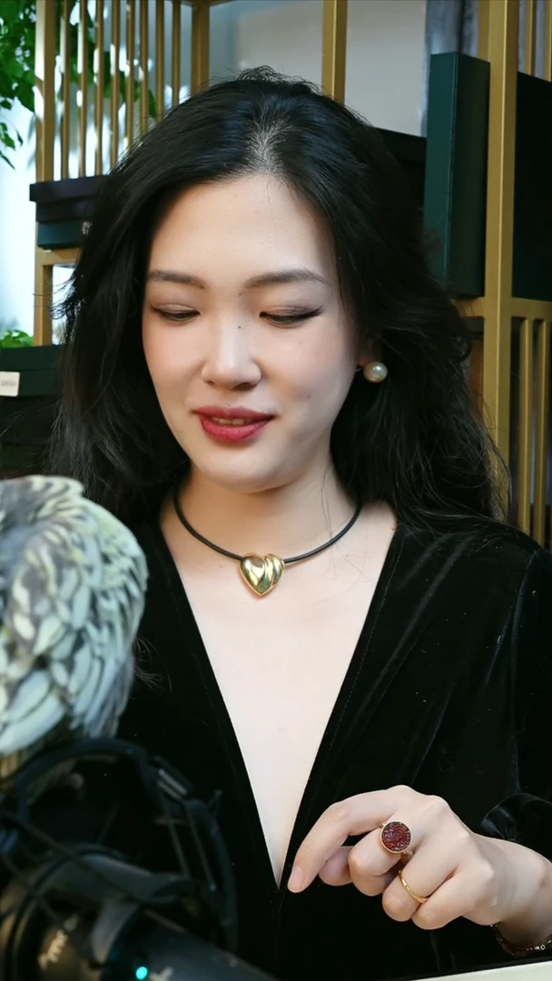 合金无纯铜无爱心项链素金-100