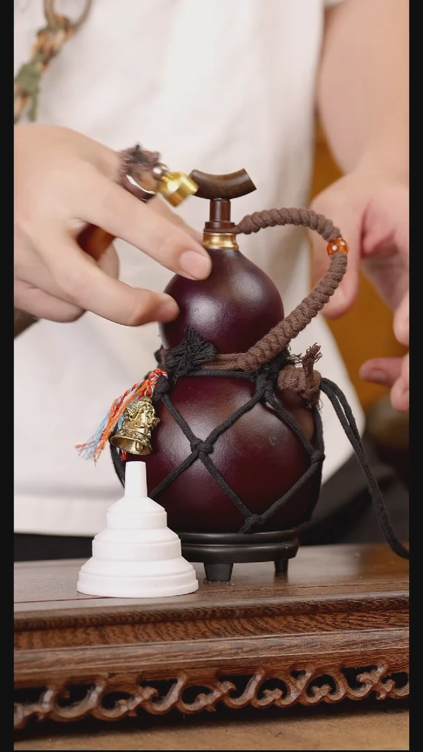 50号天然精品大漆酒葫芦一物一拍-