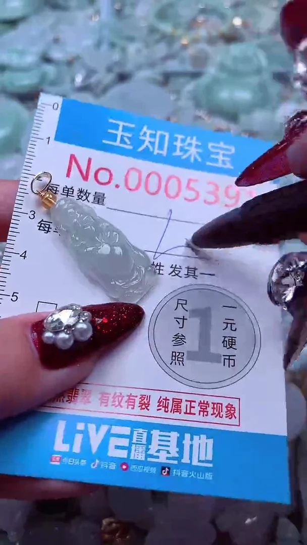 吊坠(不含链)未镶嵌翡翠5391