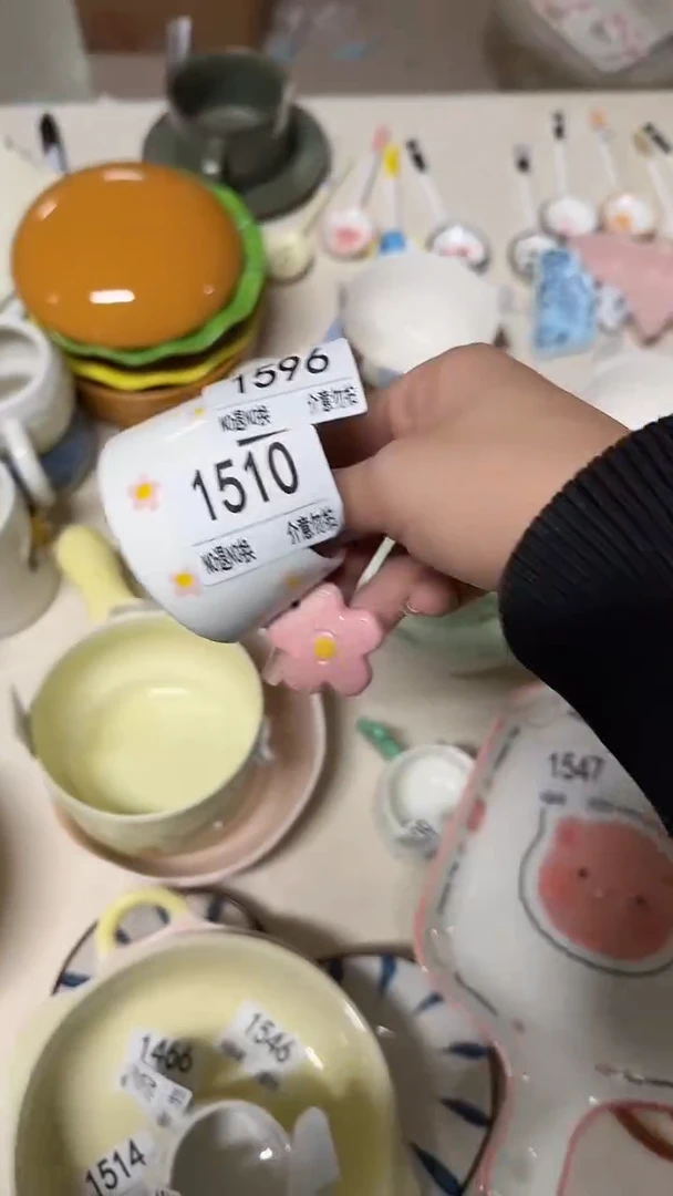 陶瓷手柄款微瑕四单包邮1596