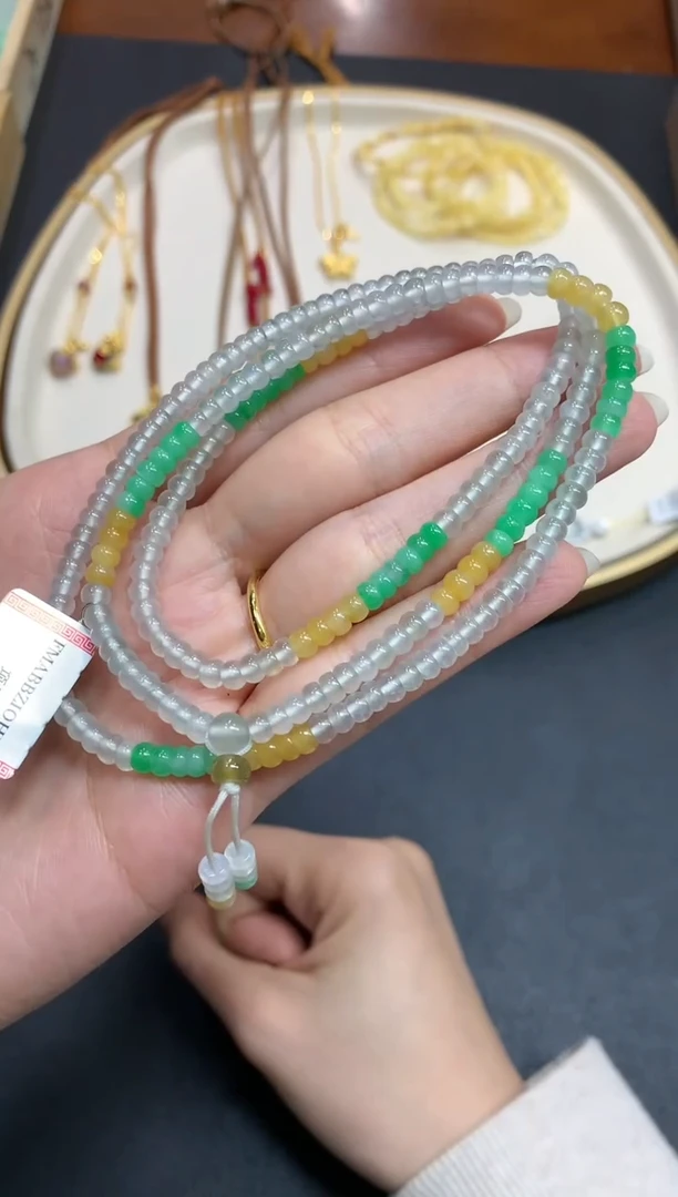 【闪购商品】翡翠项链未镶嵌Q563|15000