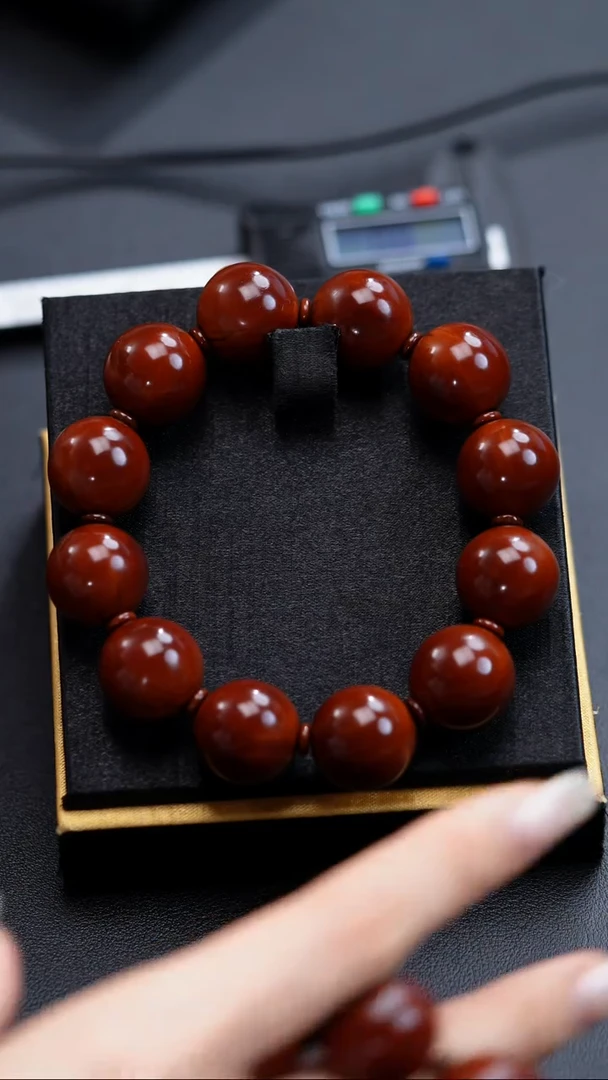 手串橄榄核正圆19