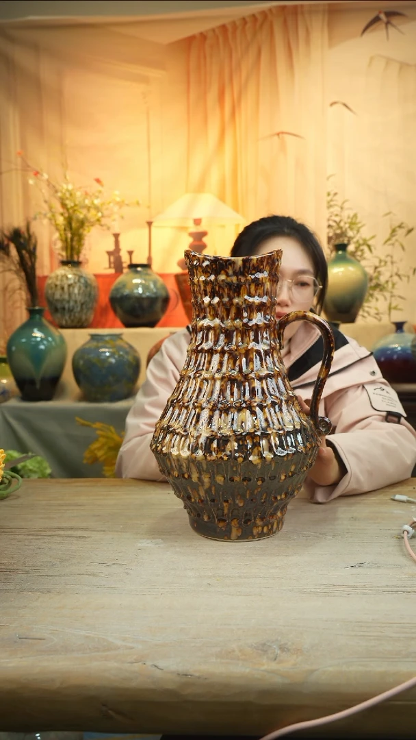 高35口12陶瓷花瓶花器