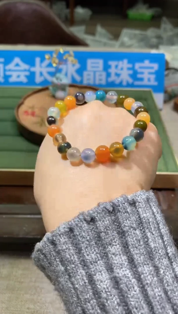 【闪购商品】玛瑙/玉髓手链未镶嵌多样性发一件031