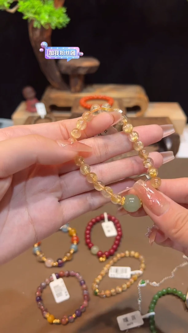 【闪购商品】水晶手链未镶嵌手饰@@E6071