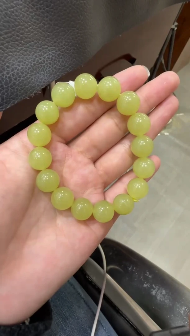 未镶嵌手串和田玉若羌黄口手串 （产地直发 ）