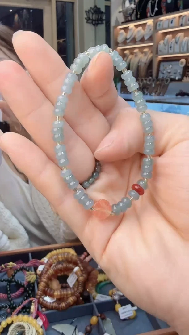 未镶嵌手串翡翠手串