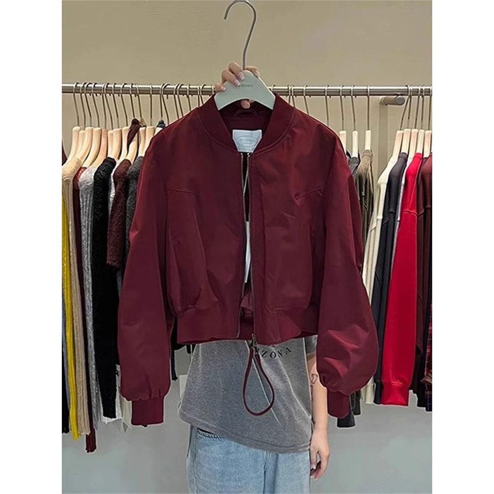 棒球服外套女春季2025新款小个子个性冲锋衣小众夹克洋气外套