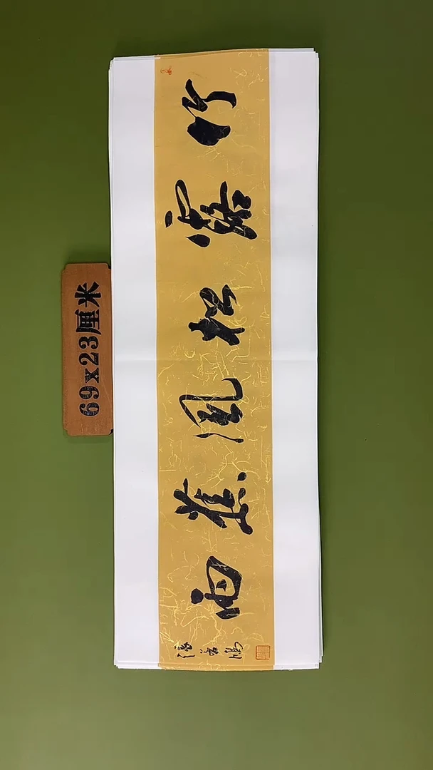 书法书法 张若鸿 尺寸69cm*23cm