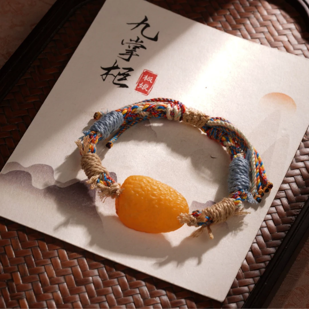 天然蜜蜡手绳设计款百搭—多样性发其一【JJ035】