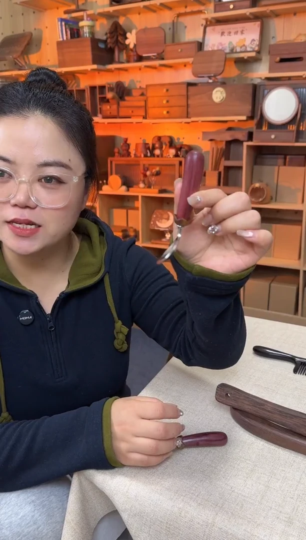 木紫苏木茄子勺子单个款