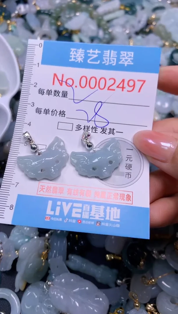 颈饰未镶嵌翡翠2497
