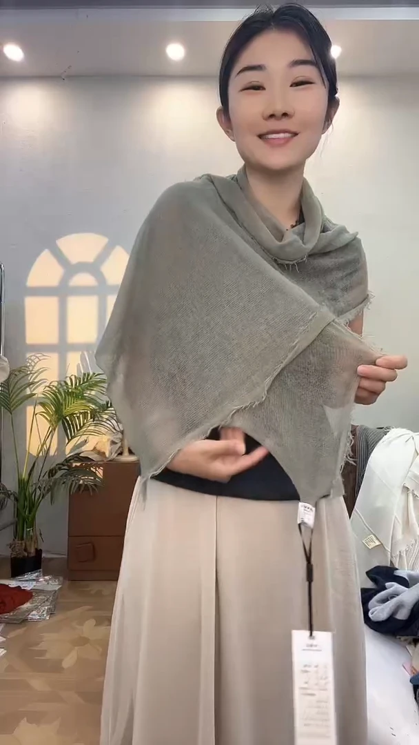 100%山羊绒披肩精纺100支