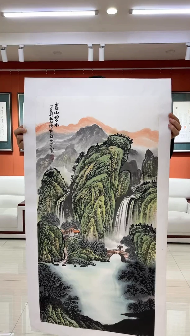 【闪购商品】国画郑乐华绘画手绘作品18-17