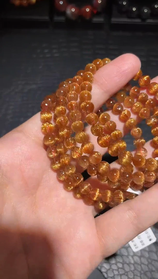 【闪购商品】水晶手链未镶嵌发晶单圈A6（多样性发其一）