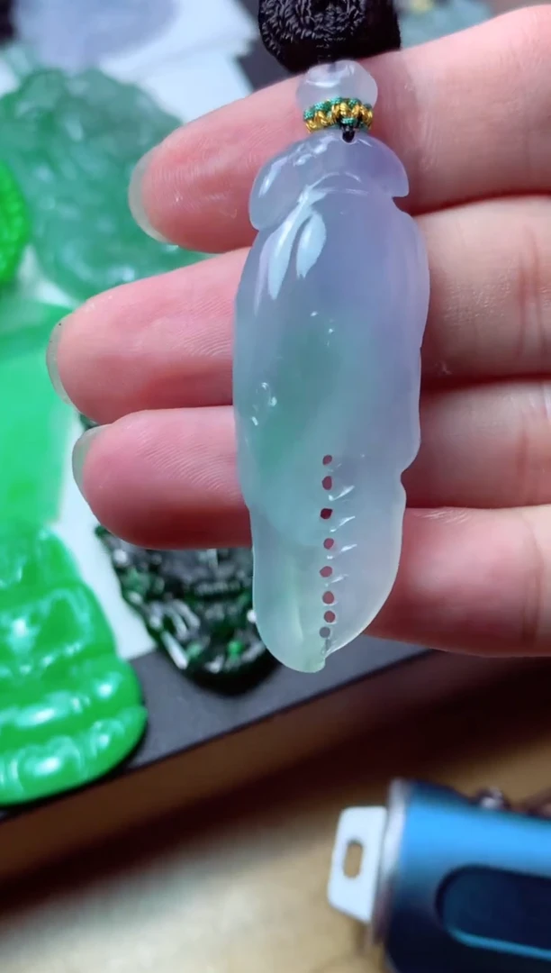 翡翠未镶嵌颈饰天然翡翠