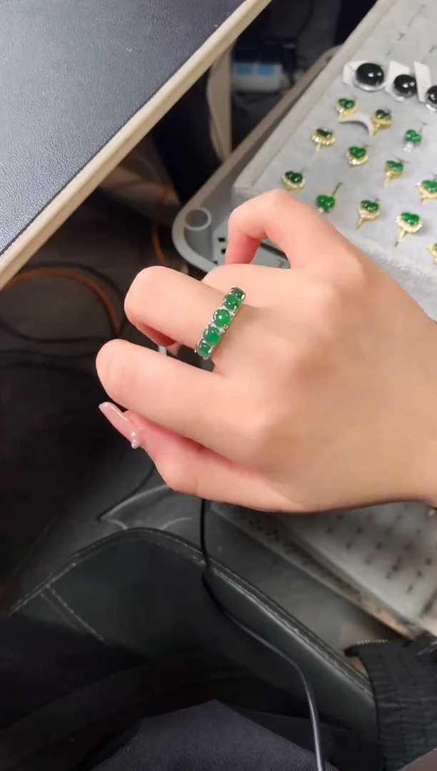 【闪购商品】翡翠戒指银S925镶嵌3123213