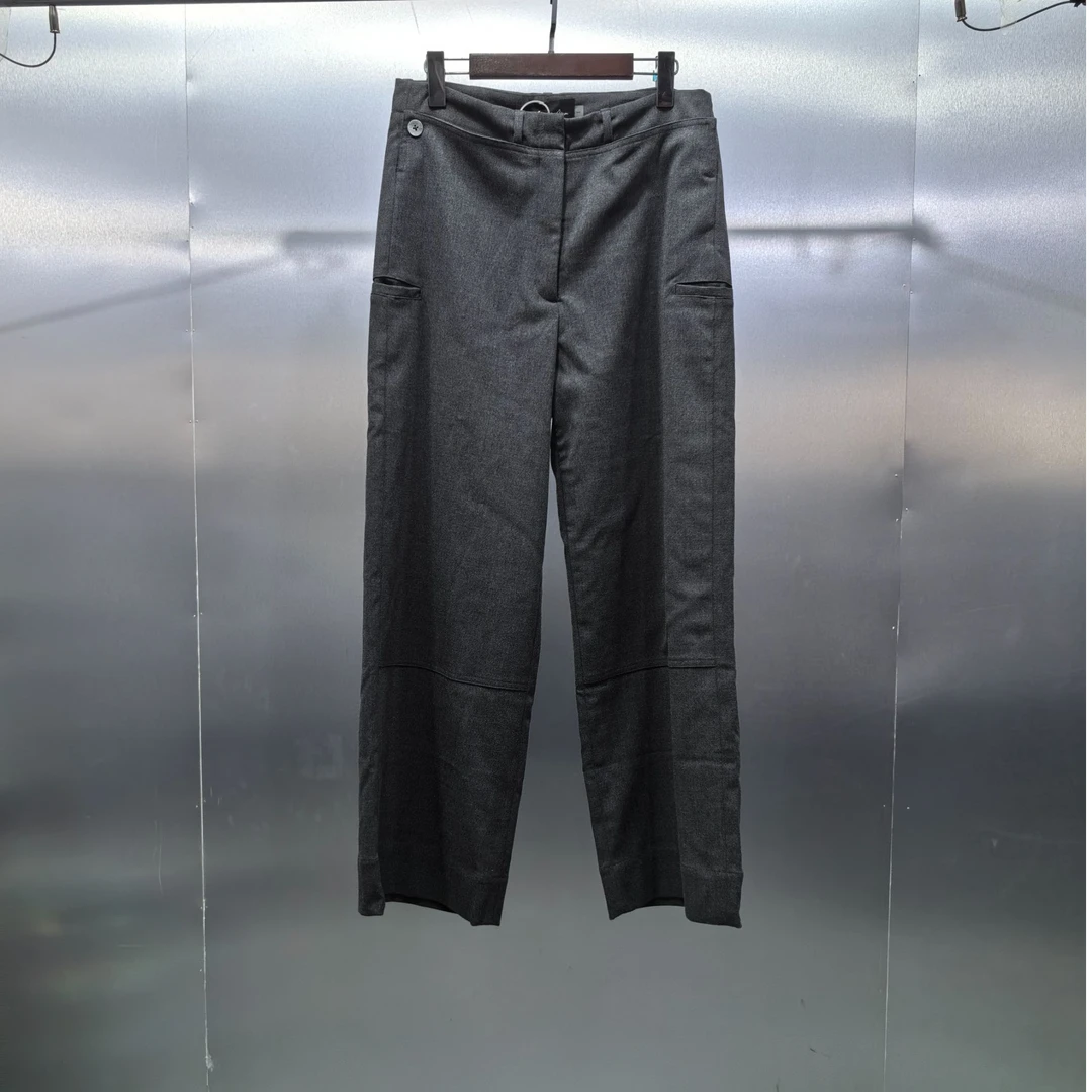 G06-50803-DES纯色时尚基础百搭直筒休闲裤