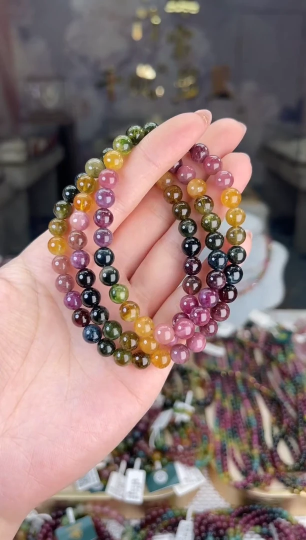 【闪购商品】碧玺/未镶嵌6mm+碧玺多圈多样性发货