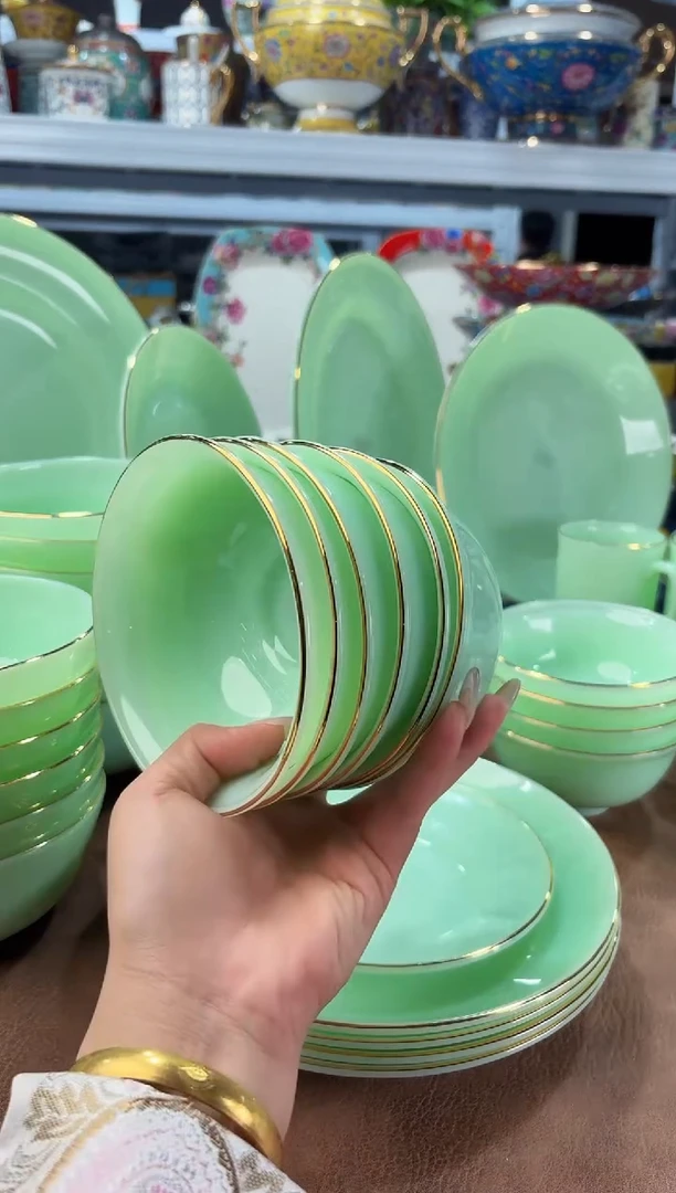 玉瓷4.5英寸饭碗6个