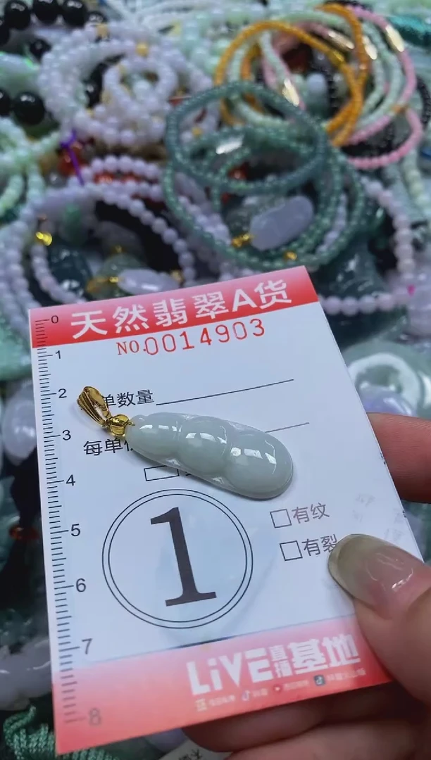 翡翠未镶嵌颈饰闪购0014903