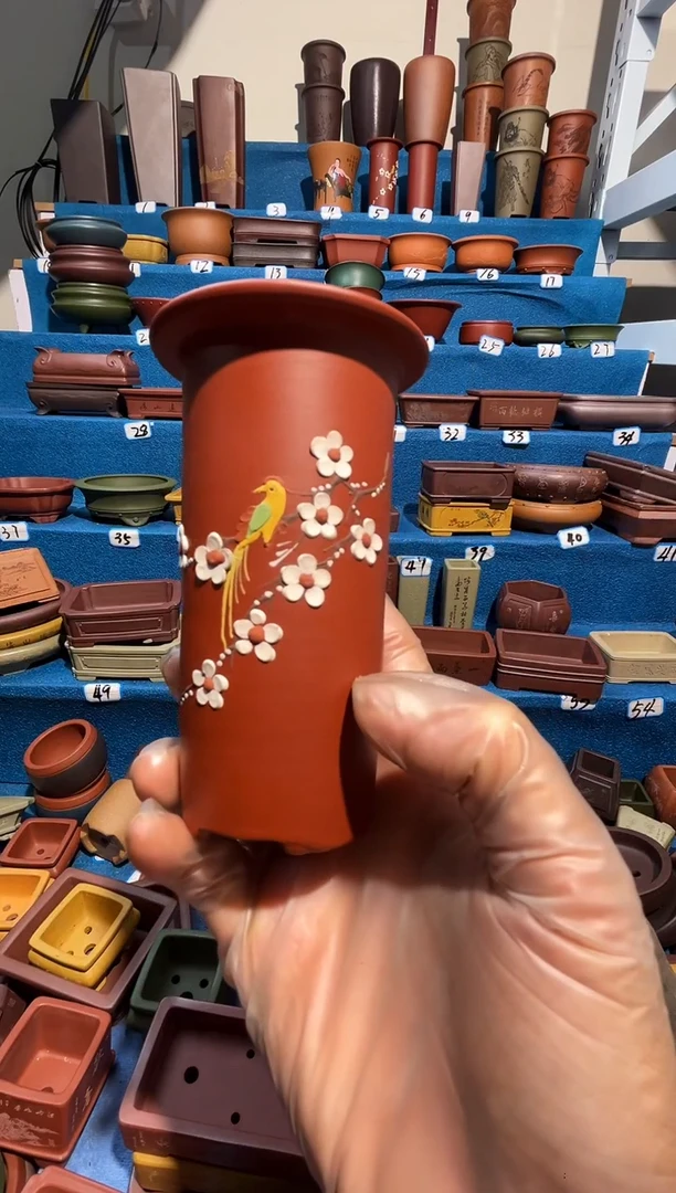 【闪购商品】紫砂紫砂花盆5*11