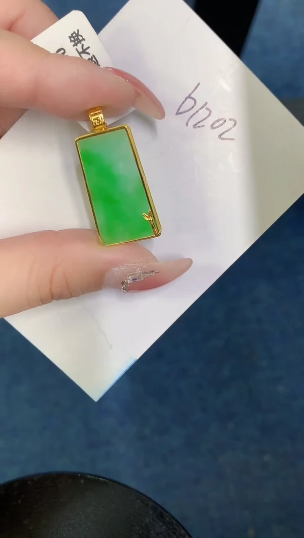 【闪购商品】翡翠颈饰18K金镶嵌000000000