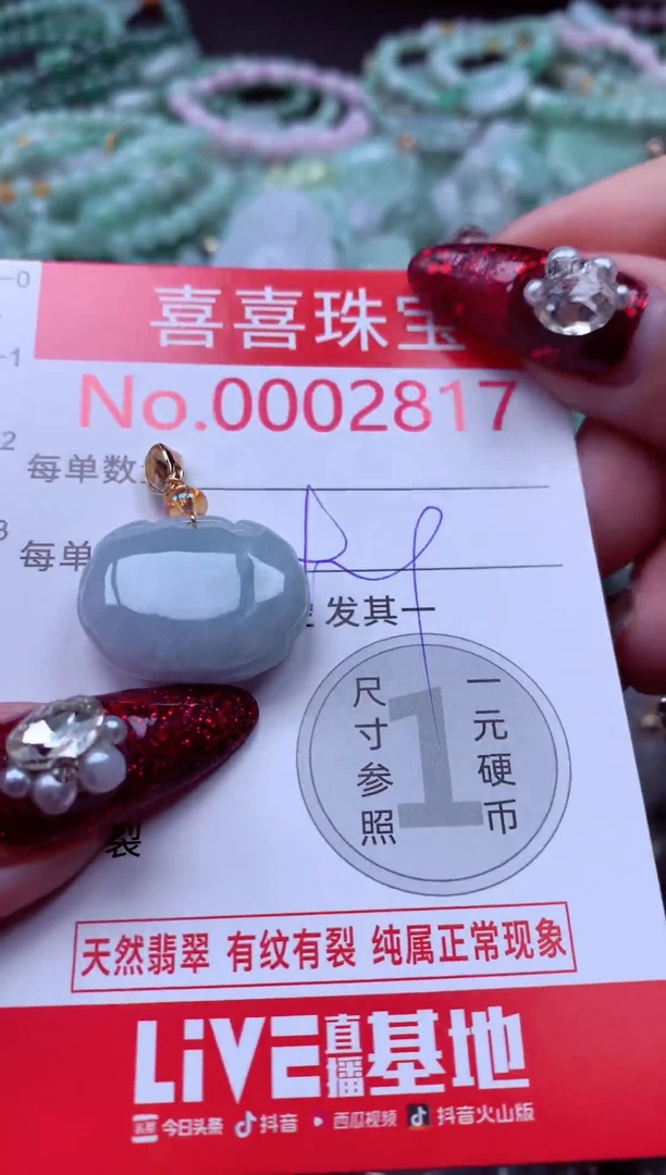 颈饰未镶嵌翡翠2817