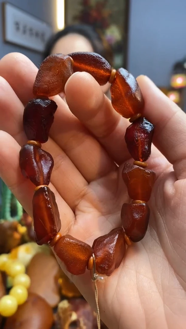 手串琥珀未镶嵌手串