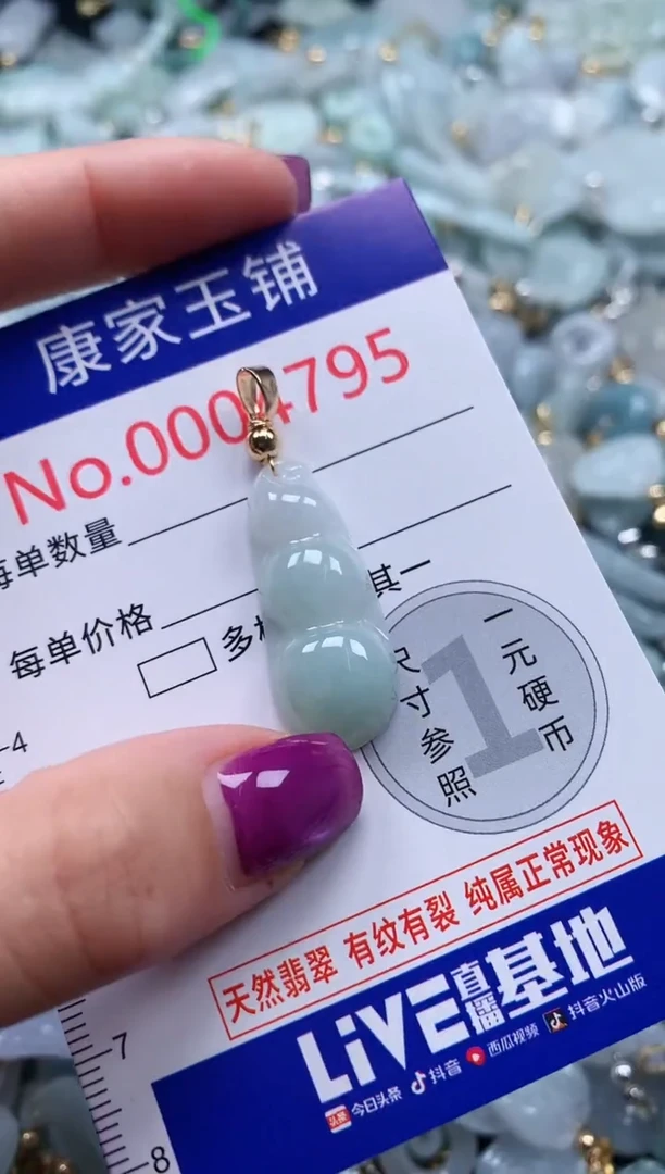 颈饰未镶嵌翡翠4795