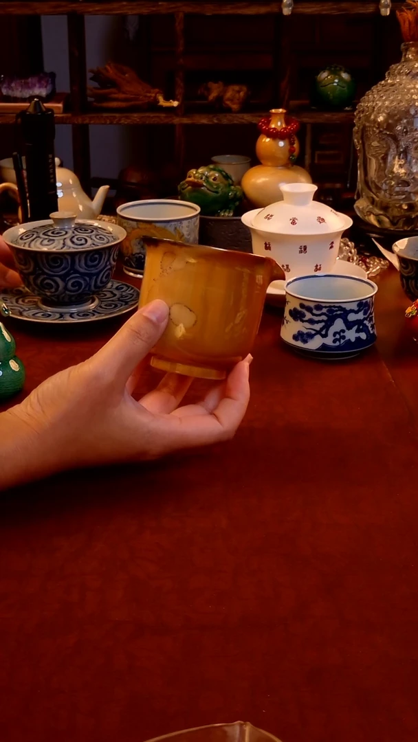 【柴烧手工公道杯】