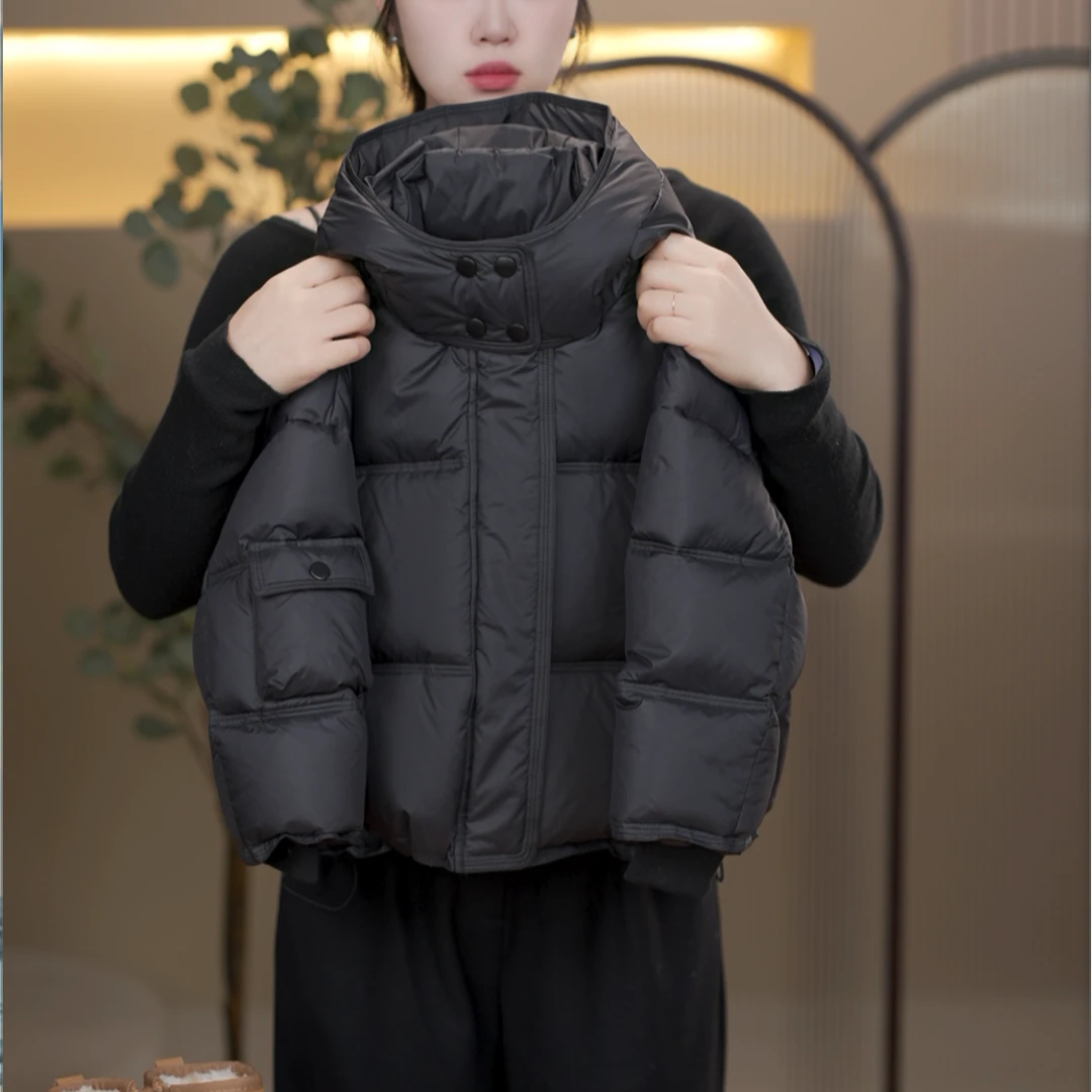 【菠菜现货48H】羽绒服三道线儿童双倍充绒极寒系韩版冬时尚保暖2