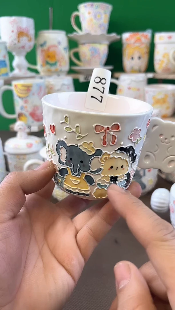 【闪购商品】沐造景德镇高温釉下手绘濑户烧陶瓷877